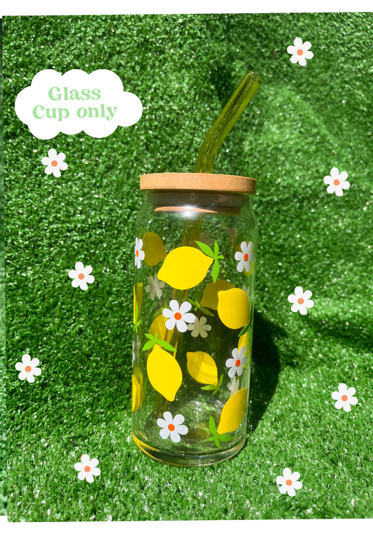 20oz Lemon Glass Cup