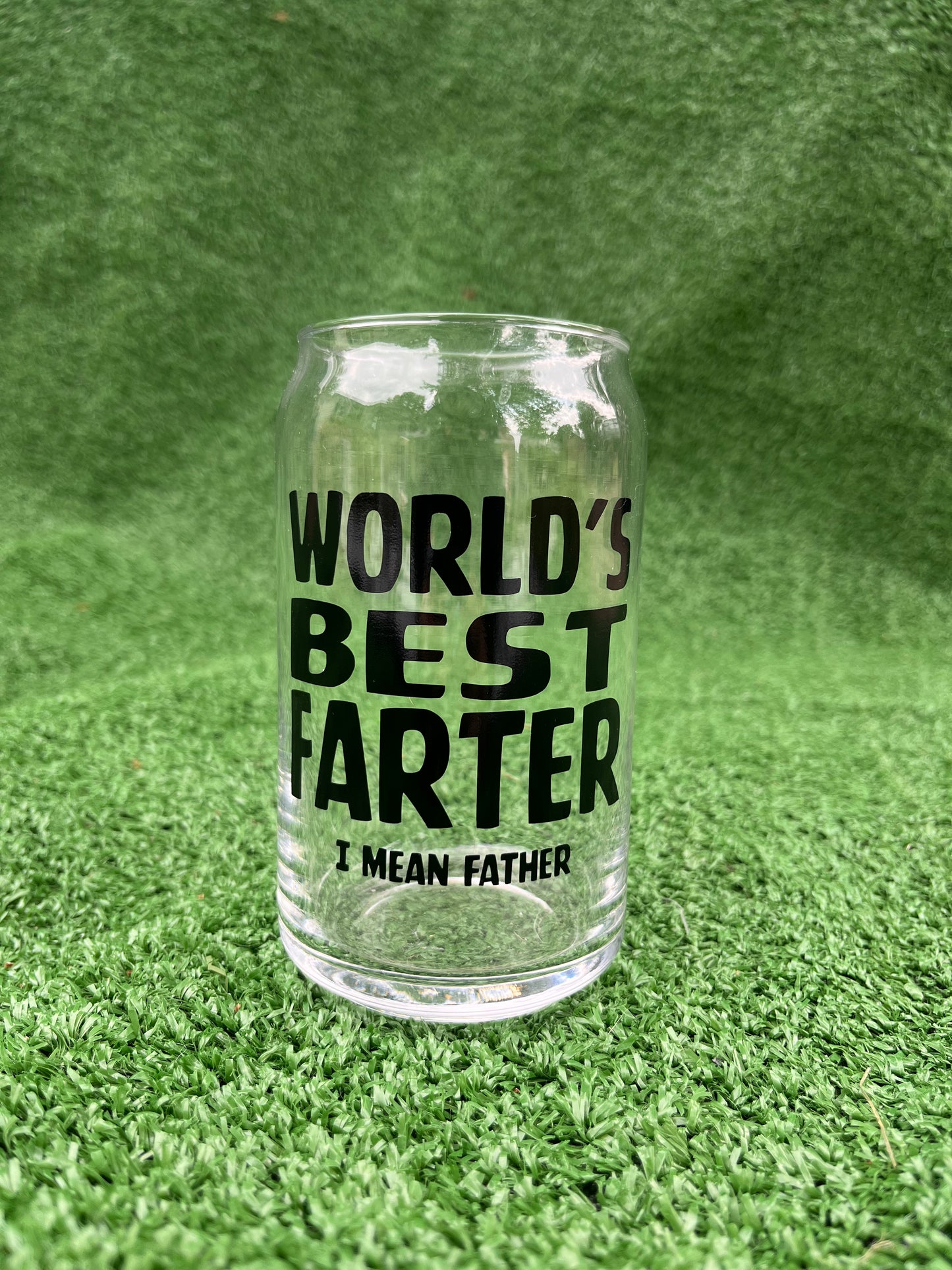 16oz “Worlds Best Farter Glass Cup